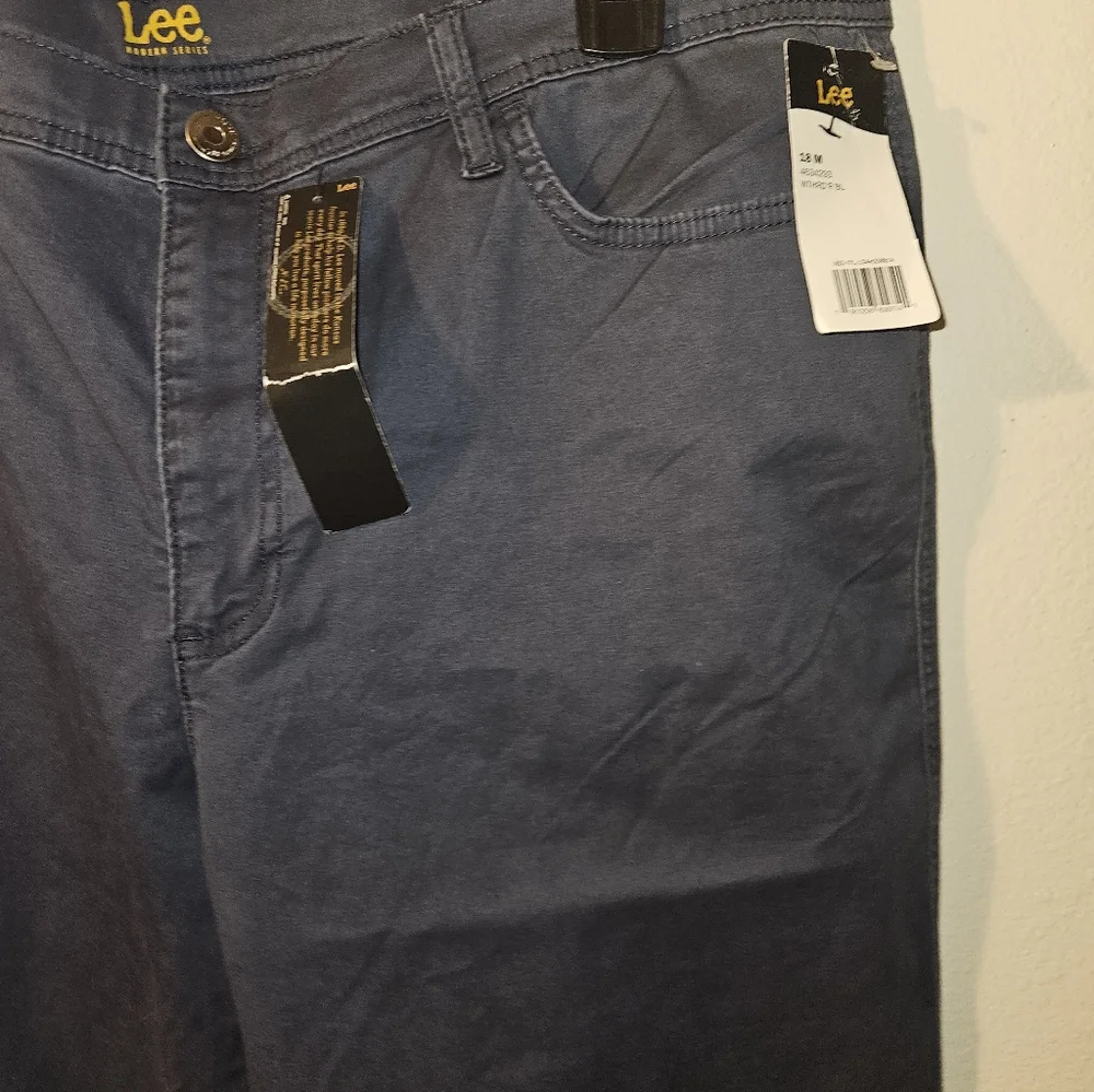 LEE Womans Weathered Blue Pants Size 18M - Picture 7 of 12